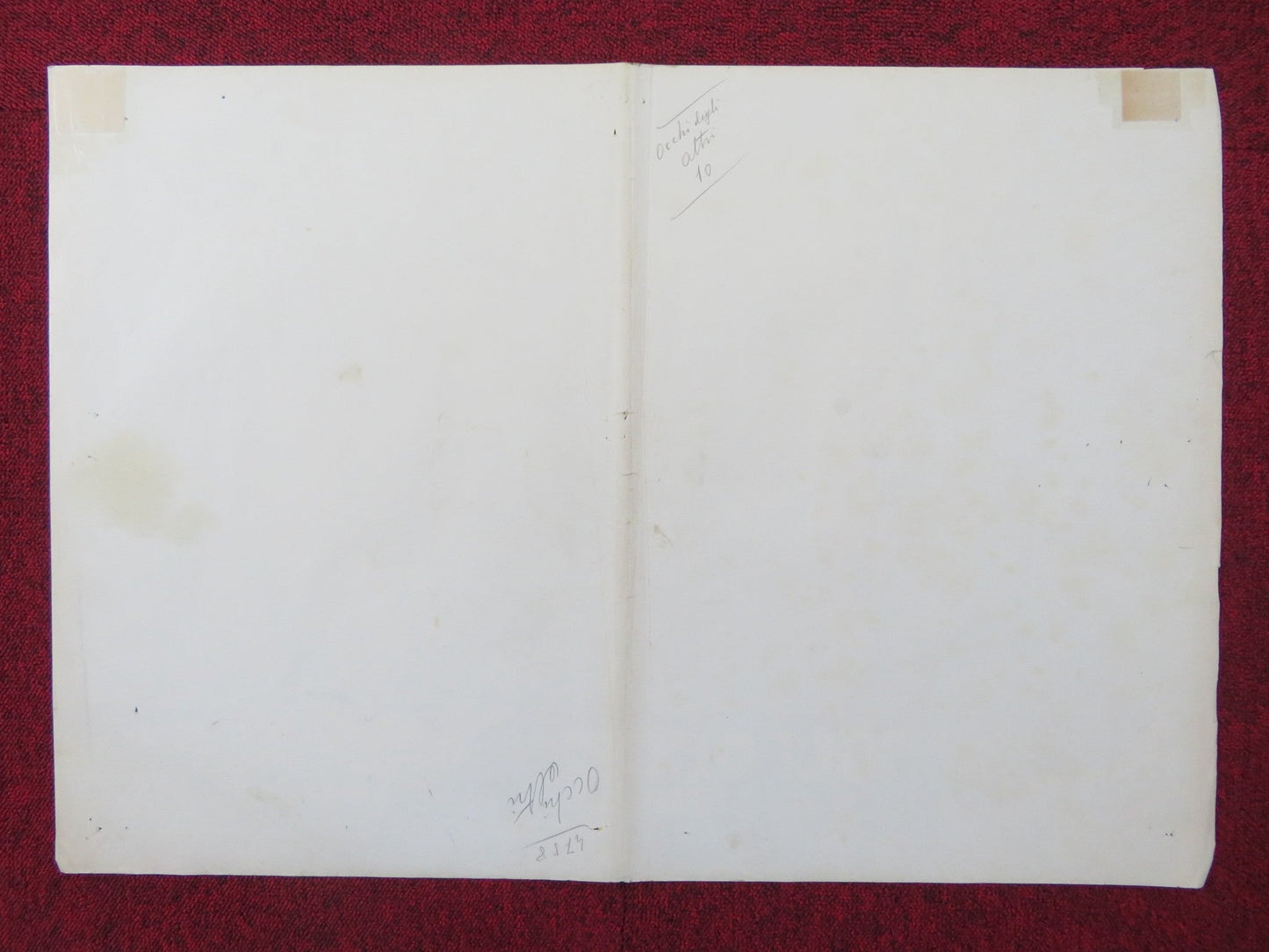 I SAW WHAT YOU DID - F ITALIAN FOTOBUSTA POSTER JOAN CRAWFORD JOHN IRELAND 1965 Rendezvous Cinema Movie posters