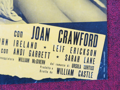 I SAW WHAT YOU DID - G ITALIAN FOTOBUSTA POSTER JOAN CRAWFORD JOHN IRELAND 1965 Rendezvous Cinema Movie posters