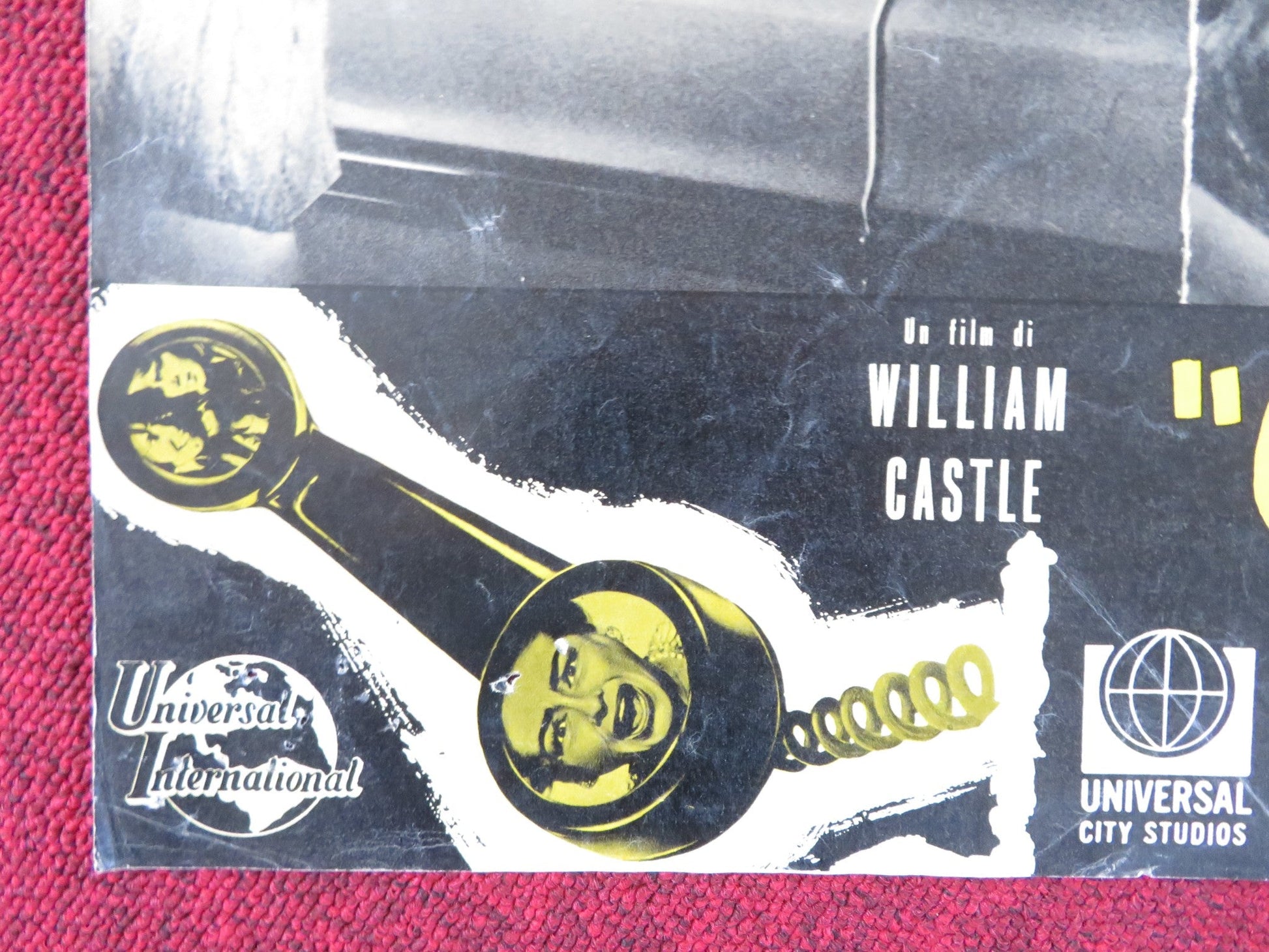 I SAW WHAT YOU DID - H ITALIAN FOTOBUSTA POSTER JOAN CRAWFORD JOHN IRELAND 1965 Rendezvous Cinema Movie posters