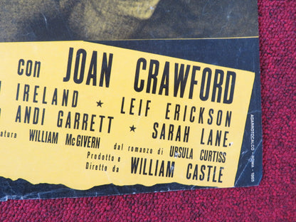 I SAW WHAT YOU DID - J ITALIAN FOTOBUSTA POSTER JOAN CRAWFORD JOHN IRELAND 1965 Rendezvous Cinema Movie posters