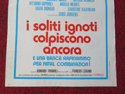 I SOLITI IGNOTI COLPISCONO ANCORA ITALIAN LOCANDINA (27.5"x13.5") POSTER 1976 - Rendezvous Cinema
