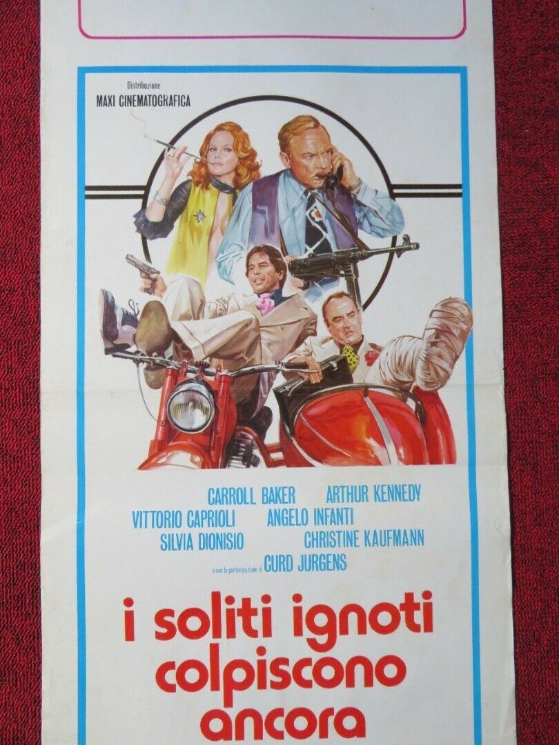 I SOLITI IGNOTI COLPISCONO ANCORA ITALIAN LOCANDINA (27.5"x13.5") POSTER 1976 - Rendezvous Cinema