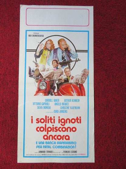 I SOLITI IGNOTI COLPISCONO ANCORA ITALIAN LOCANDINA (27.5"x13.5") POSTER 1976 - Rendezvous Cinema