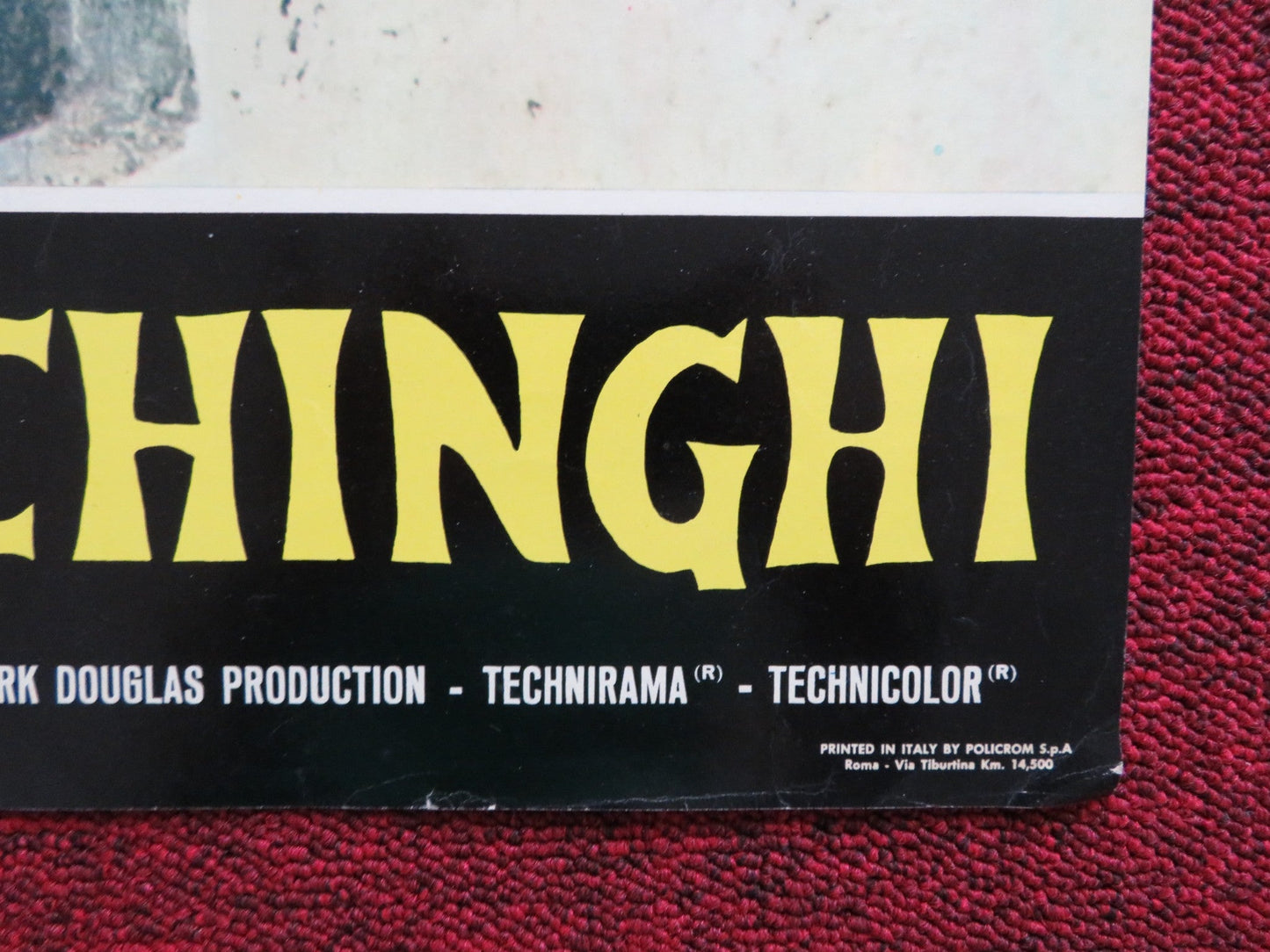 I VICHINGHI ITALIAN FOTOBUSTA POSTER KIRK DOUGLAS TONY CURTIS 1958 Rendezvous Cinema Movie posters