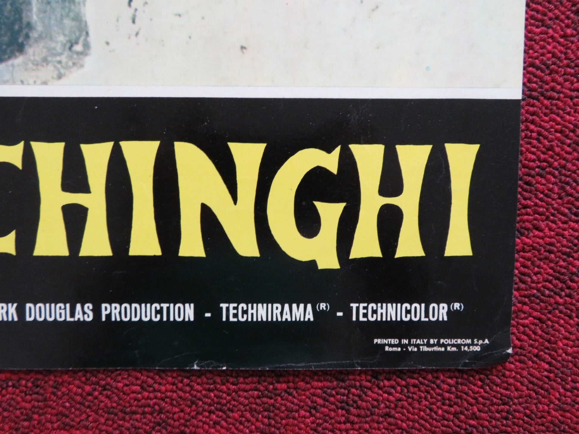 I VICHINGHI ITALIAN FOTOBUSTA POSTER KIRK DOUGLAS TONY CURTIS 1958 Rendezvous Cinema Movie posters