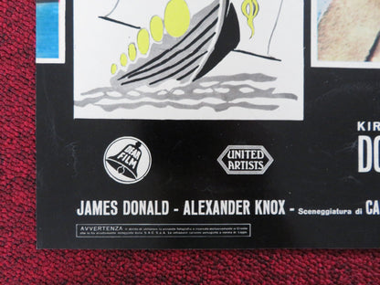 I VICHINGHI ITALIAN FOTOBUSTA POSTER KIRK DOUGLAS TONY CURTIS 1958 Rendezvous Cinema Movie posters