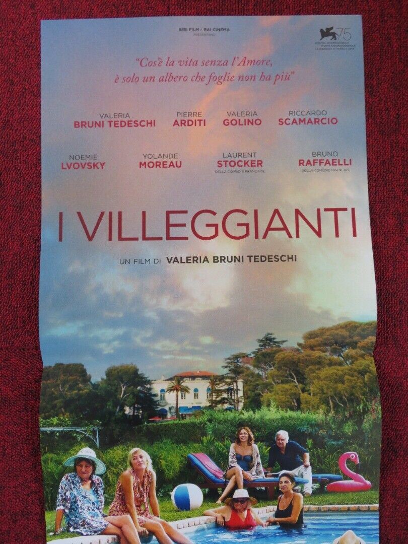 I VILLEGGIANTI ITALIAN LOCANDINA (26.5"x12.5") POSTER PIERRE ARDITI 2018 Movie posters