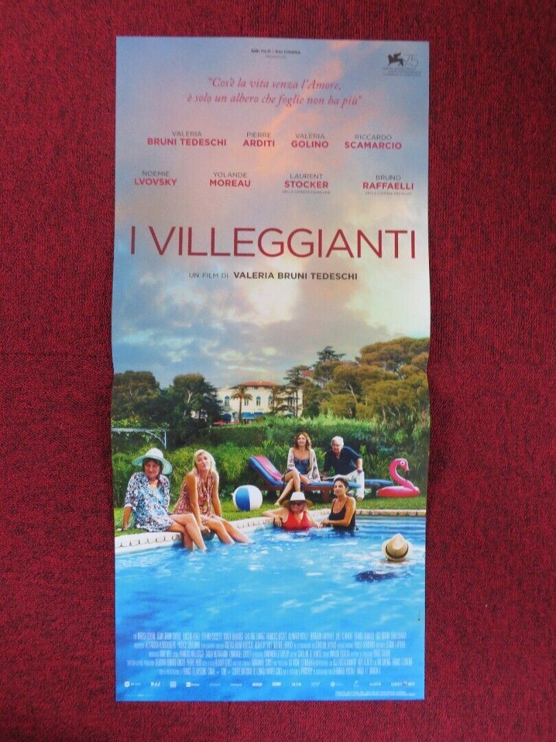 I VILLEGGIANTI ITALIAN LOCANDINA (26.5"x12.5") POSTER PIERRE ARDITI 2018 Movie posters