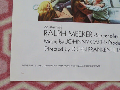 I WALK THE LINE US ONE SHEET POSTER GERGORY PECK TUESDAY WELD 1970 - Rendezvous Cinema