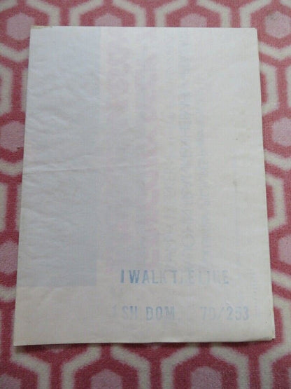 I WALK THE LINE US ONE SHEET POSTER GREGORY PECK ESTELLE PARSONS 1970 Movie posters