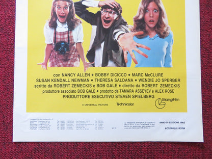 I WANNA HOLD YOUR HAND ITALIAN LOCANDINA POSTER NANCY ALLEN BOBBY DI CICCO 1978 Rendezvous Cinema Movie posters