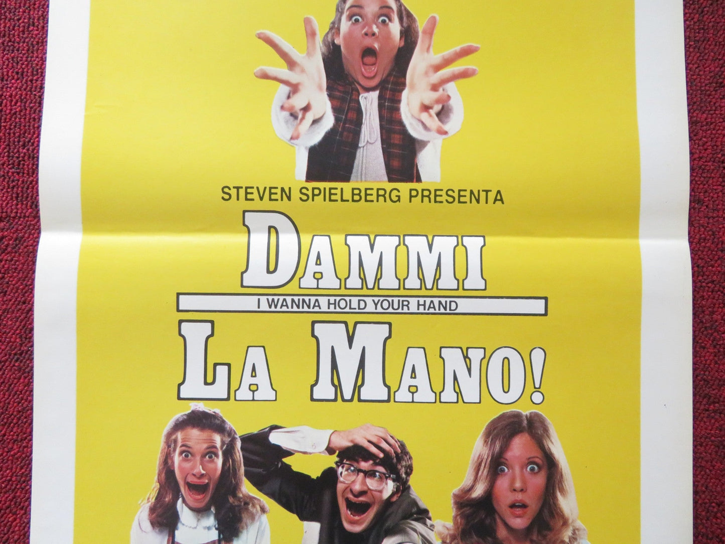 I WANNA HOLD YOUR HAND ITALIAN LOCANDINA POSTER NANCY ALLEN BOBBY DI CICCO 1978 Rendezvous Cinema Movie posters