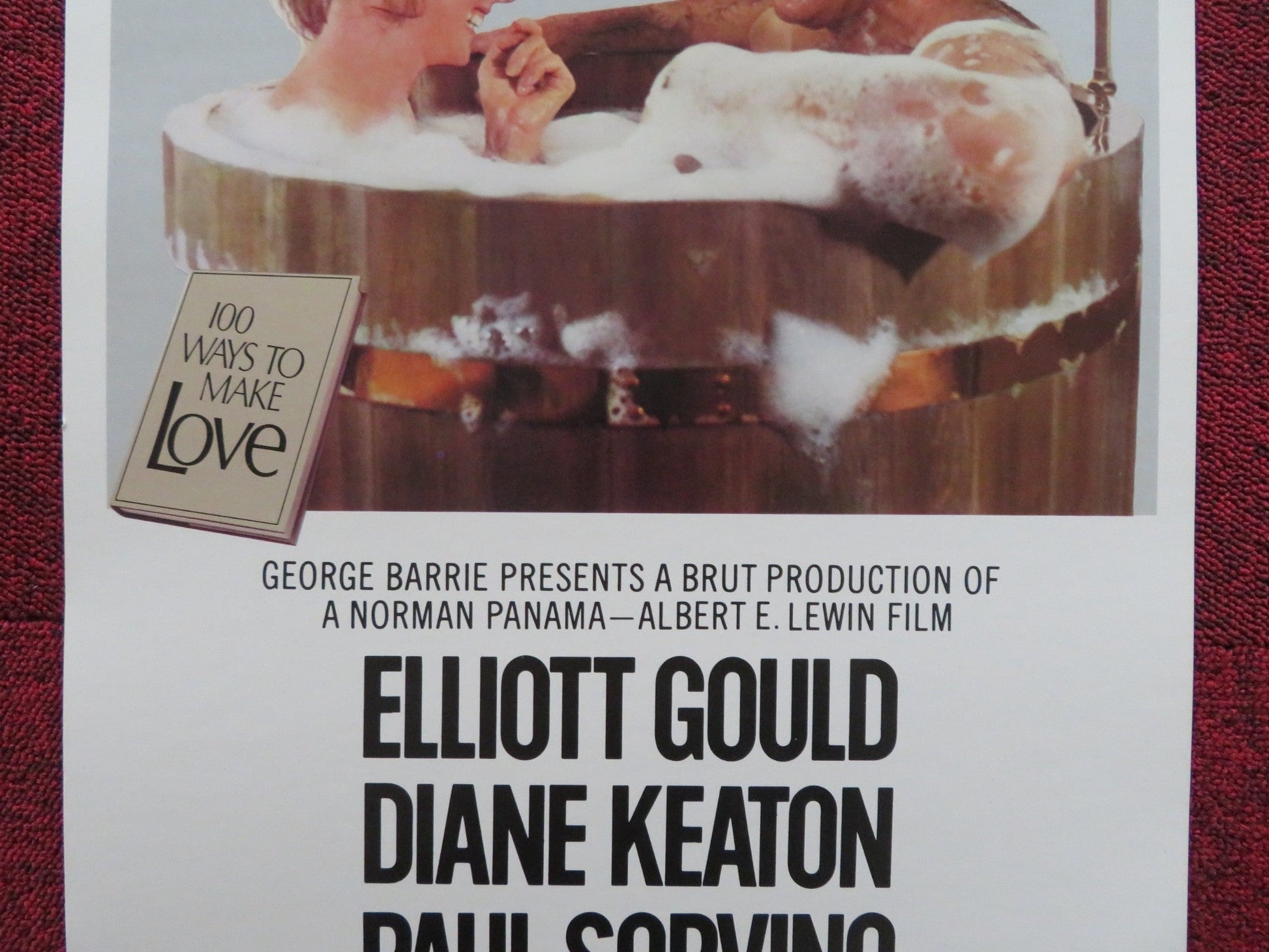 I WILL, I WILL .. FOR YOU STYLE B US INSERT (14"x 36") POSTER ELLOTT GOULD 1976 Rendezvous Cinema Movie posters