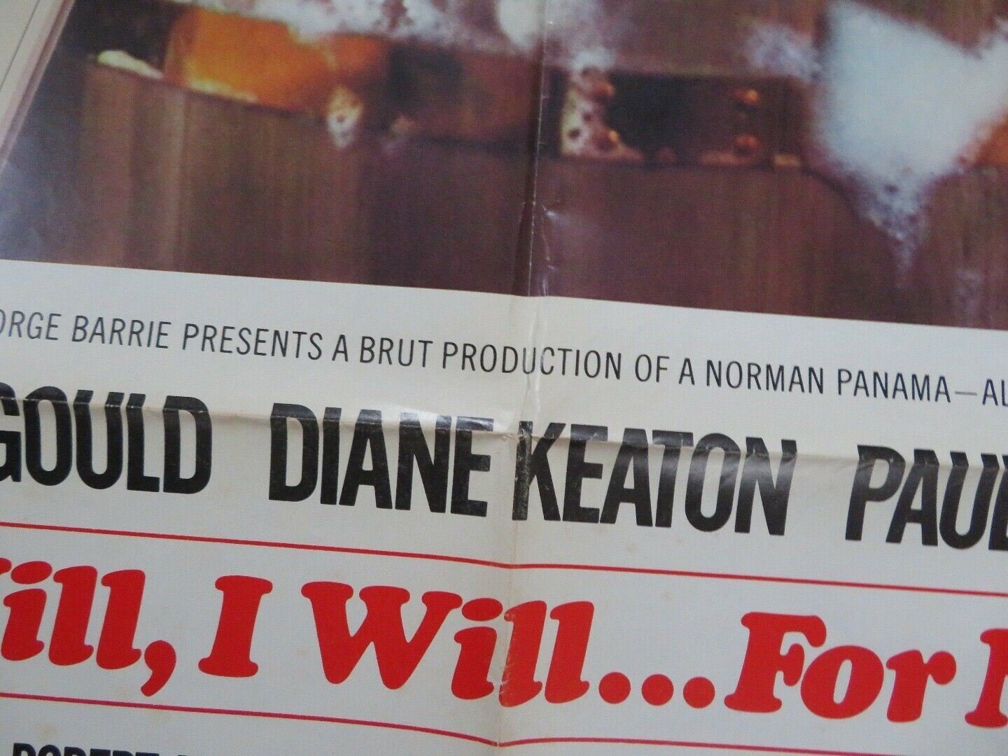 I WILL, I WILL...FOR NOW! STYLE B US ONE SHEET POSTER ELLIOTT 1976 Movie posters