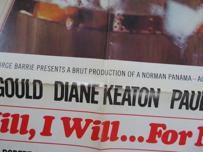 I WILL, I WILL...FOR NOW! STYLE B US ONE SHEET POSTER ELLIOTT 1976 Movie posters