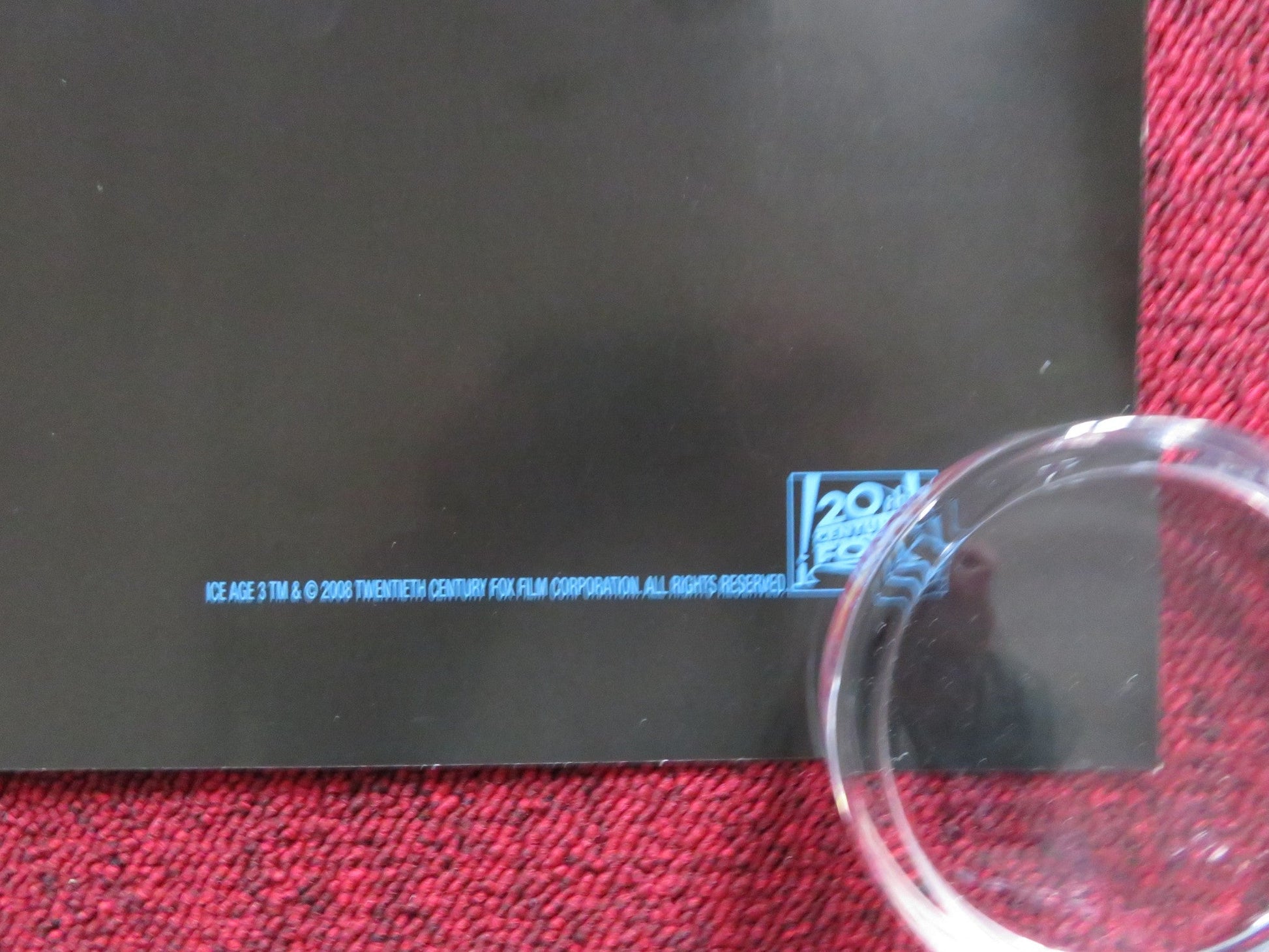 ICE AGE 3 - A UK QUAD (30"x 40") ROLLED POSTER SIMON PEGG QUEEN LATIFAH 2009 Rendezvous Cinema Movie posters