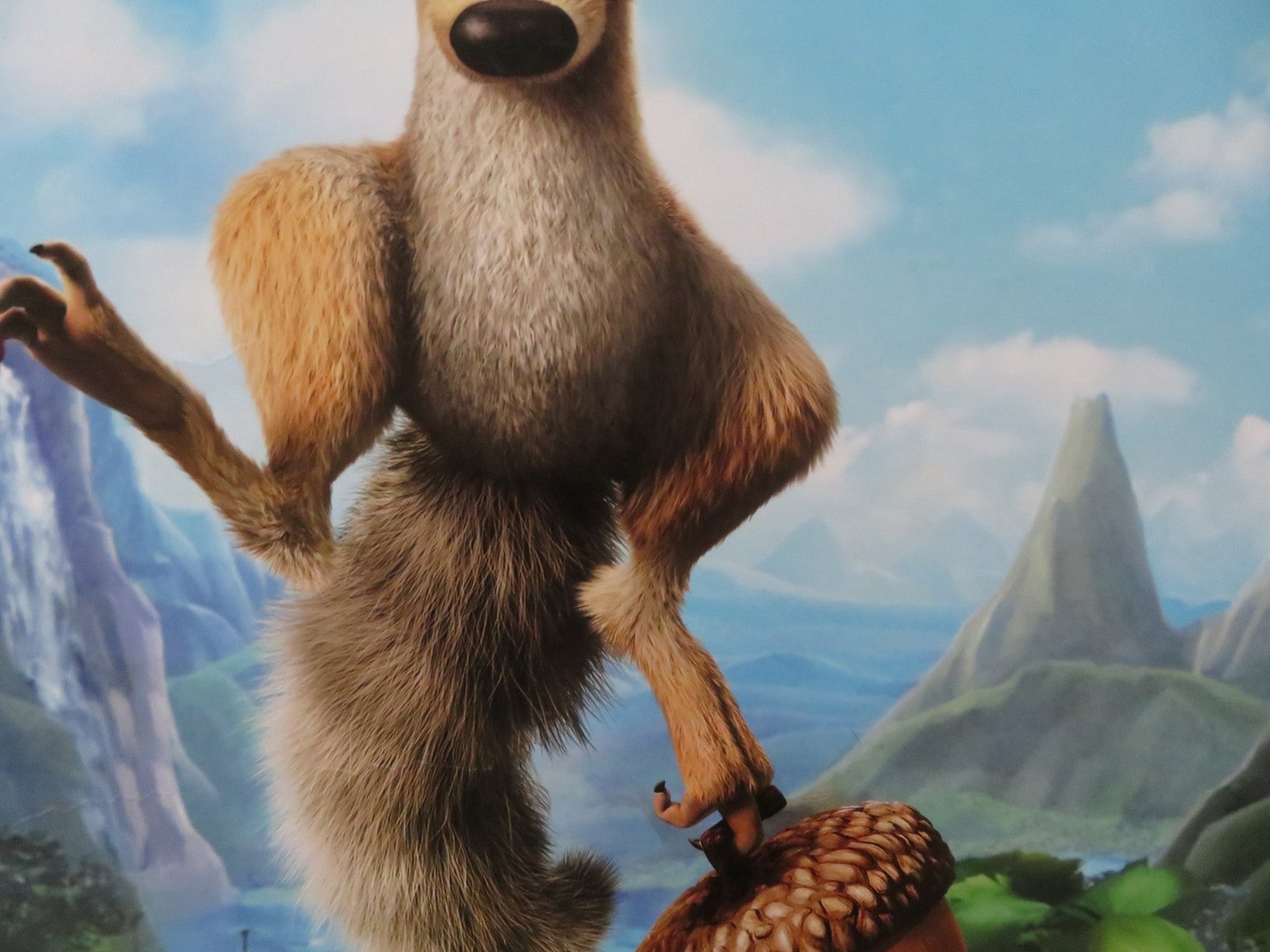 ICE AGE 3 - A UK QUAD (30"x 40") ROLLED POSTER SIMON PEGG QUEEN LATIFAH 2009 Rendezvous Cinema Movie posters
