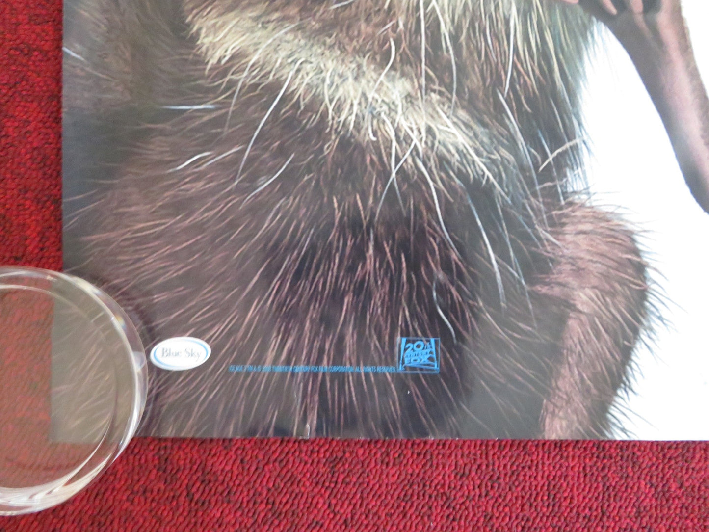 ICE AGE 3 DAWN OF THE DINOSAURS UK QUAD (30"x 40") ROLLED POSTER RAY ROMANO 2009 Rendezvous Cinema Movie posters