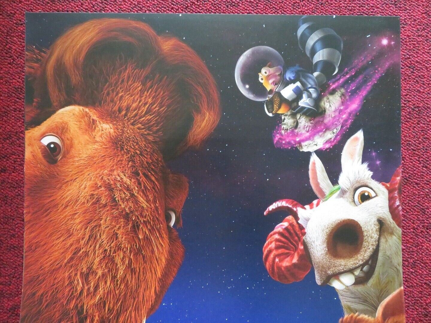 ICE AGE 5: COLLISION COURSE ITALIAN LOCANDINA (27"x13") POSTER R CARDONE '16 - Rendezvous Cinema