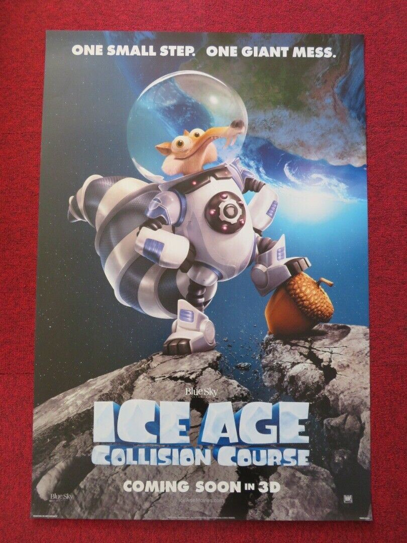 ICE AGE COLLISION COURSE - CAMPAIGN B US ONE SHEET ROLLED POSTER 2016 Movie posters