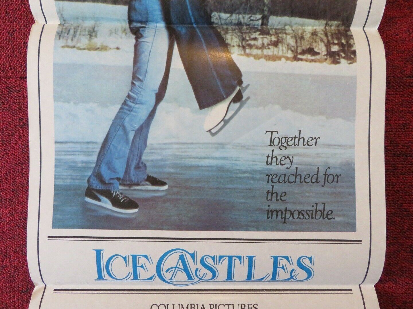 ICE CASTLES FOLDED AUSTRALIAN DAYBILL POSTER Robby Benson Lynn - Holly Johnson '78 Movie posters