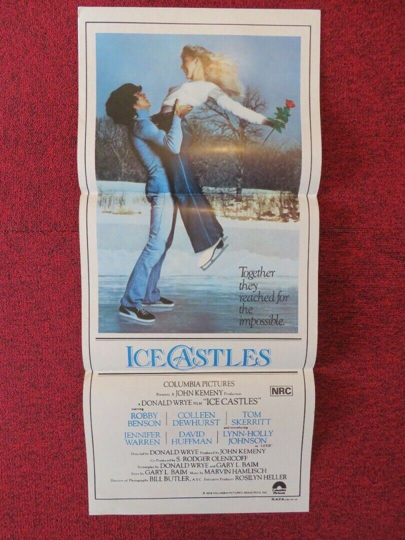 ICE CASTLES FOLDED AUSTRALIAN DAYBILL POSTER Robby Benson Lynn - Holly Johnson '78 Movie posters