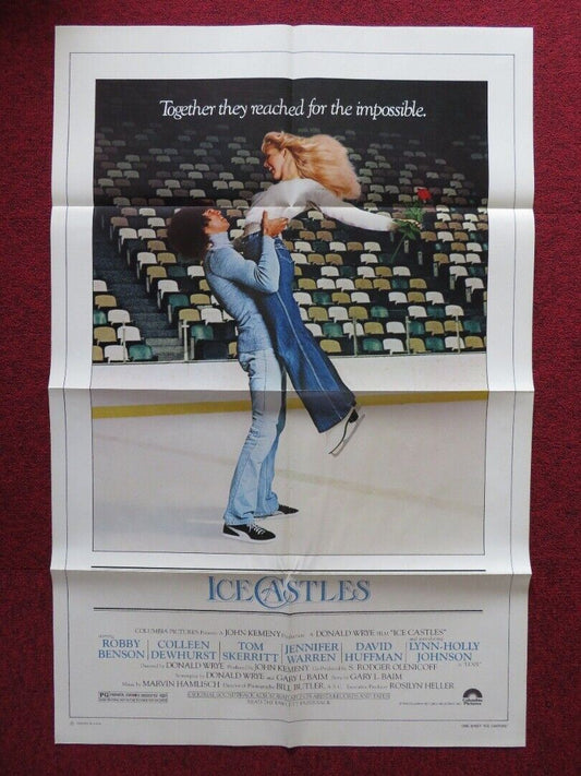 ICE CASTLES FOLDED US ONE SHEET POSTER ROBBY BENSON 1978 Movie posters