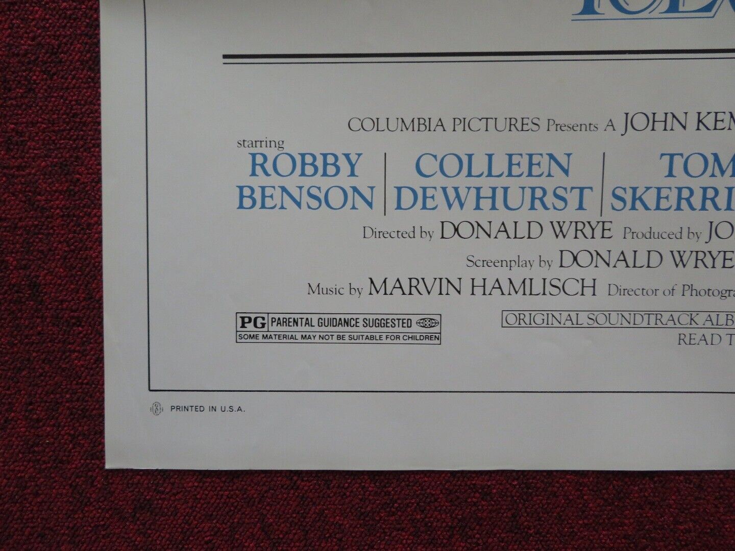 ICE CASTLES FOLDED US ONE SHEET POSTER ROBBY BENSON 1978 Movie posters