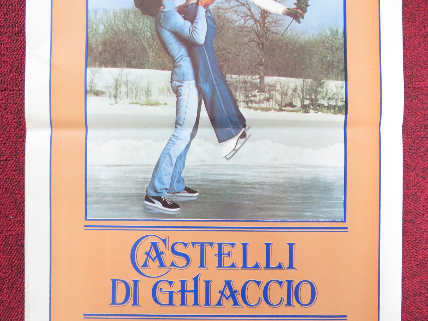 ICE CASTLES ITALIAN LOCANDINA POSTER BOBBY RENSON COLLEEN DEWHURST 1979 Rendezvous Cinema Movie posters
