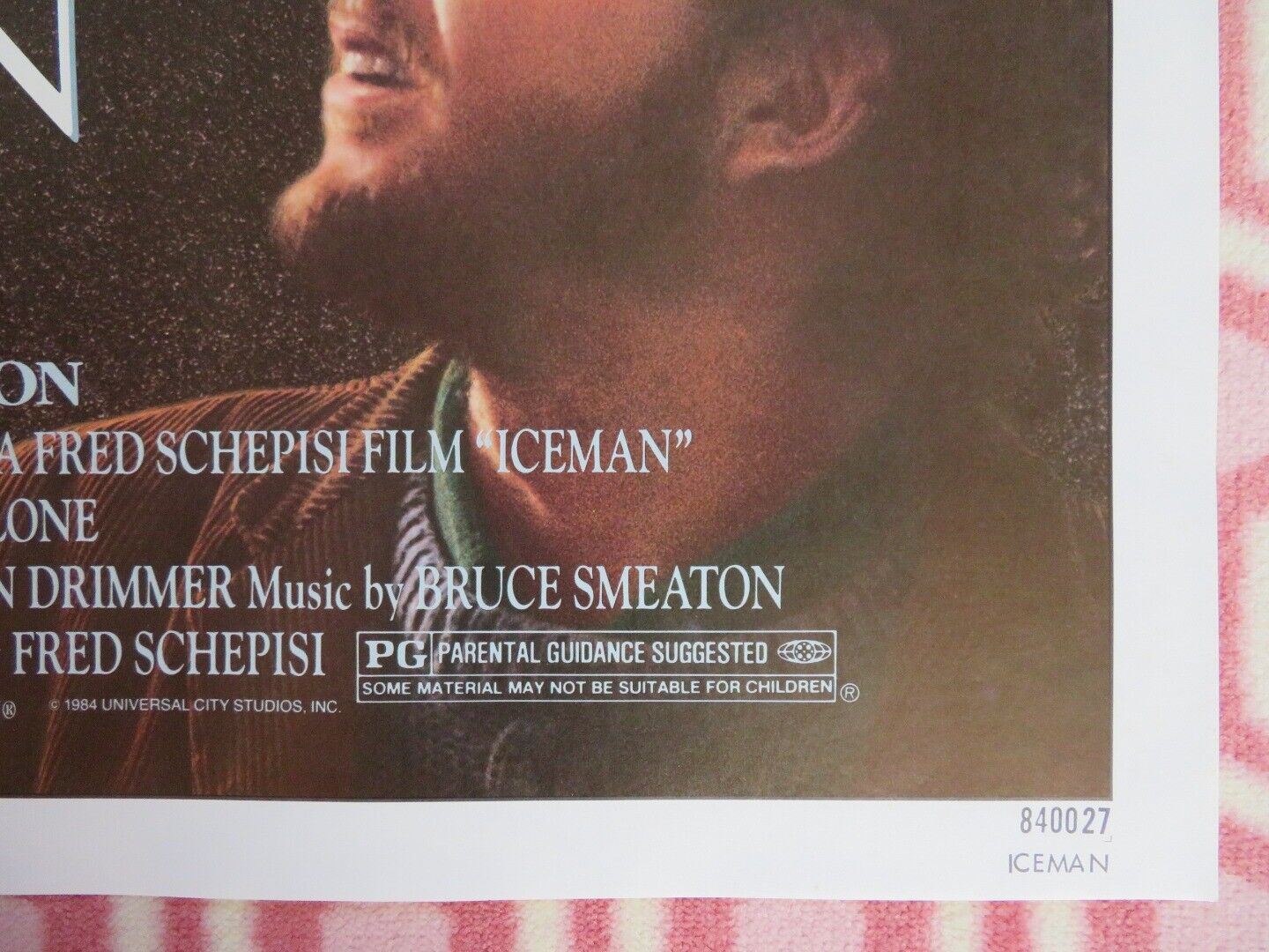 ICEMAN FOLDED US ONE SHEET POSTER TIMOTHY HUTTON 1984 Movie posters