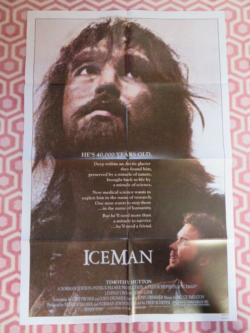 ICEMAN FOLDED US ONE SHEET POSTER TIMOTHY HUTTON 1984 Movie posters