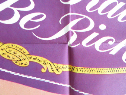 I'D RATHER BE RICH FOLDED US ONE SHEET POSTER SANDRA DEE ROBERT GOULET 1964 Rendezvous Cinema Movie posters