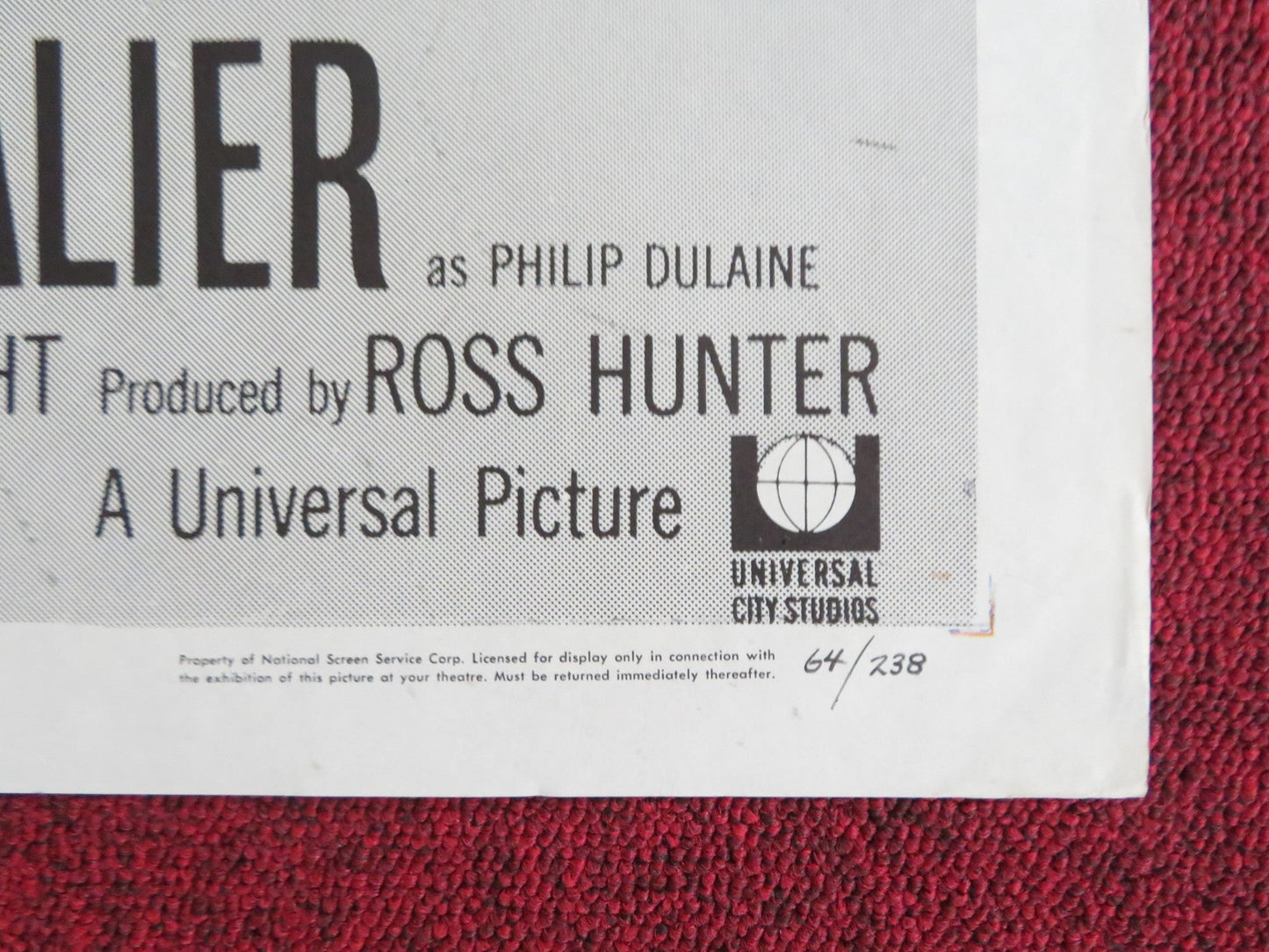 I'D RATHER BE RICH FOLDED US ONE SHEET POSTER SANDRA DEE ROBERT GOULET 1964 Rendezvous Cinema Movie posters