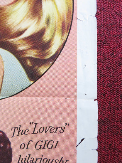 I'D RATHER BE RICH FOLDED US ONE SHEET POSTER SANDRA DEE ROBERT GOULET 1964 Rendezvous Cinema Movie posters