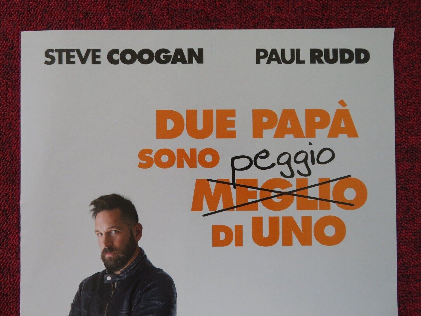 IDEAL HOME ITALIAN LOCANDINA (26.5"x12.5") POSTER PAUL RUDD STEVE COOGAN 2018 Rendezvous Cinema Movie posters