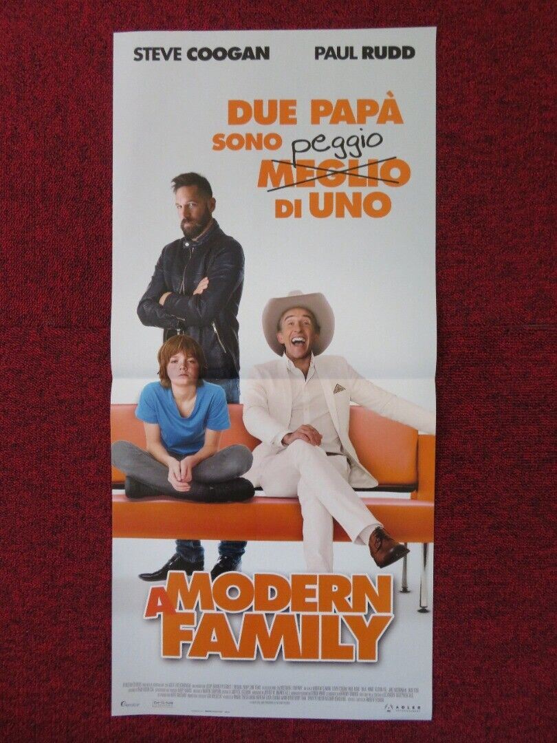 IDEAL HOME ITALIAN LOCANDINA (26.5"x12.5") POSTER PAUL RUDD STEVE COOGAN 2018 Rendezvous Cinema Movie posters