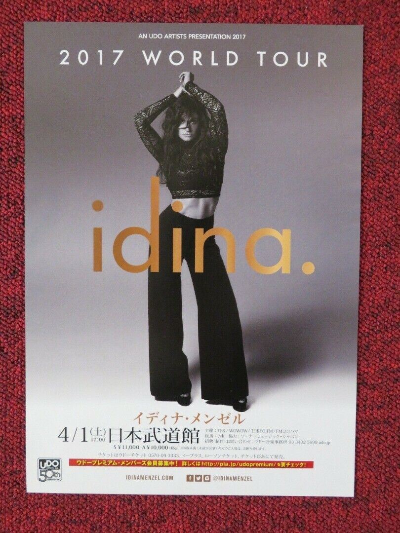 IDINA - WORLD TOUR JAPANESE MUSIC TOUR GIG POSTER 2017 - Rendezvous Cinema