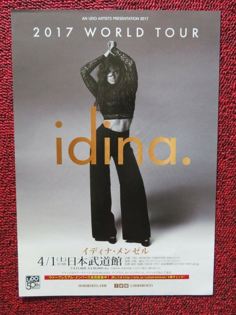 IDINA - WORLD TOUR JAPANESE MUSIC TOUR GIG POSTER 2017 Rendezvous Cinema Movie posters