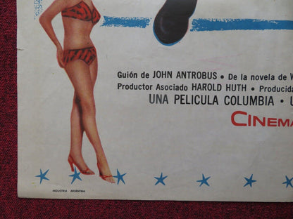 IDOL ON PARADE ARGENTINA ONE SHEET FOLDED POSTER WILLIAM BENDIX ANTHONY NEWLEY Movie posters