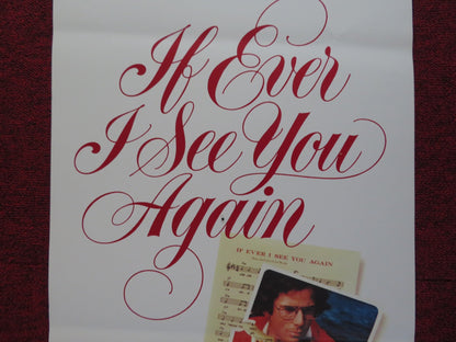IF EVER I SEE YOU AGAIN US INSERT (14"x 36") POSTER JOE BROOKS SHELLEY HACK 1978 Rendezvous Cinema Movie posters