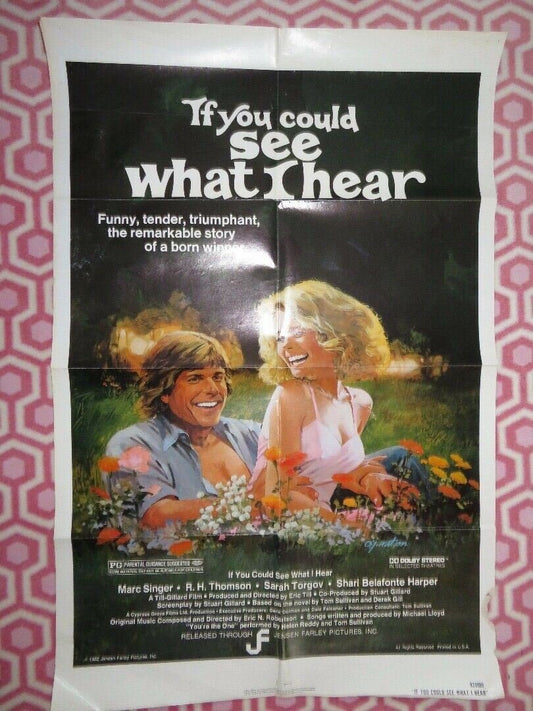 IF YOU COULD SEE WHAT I HEAR US ONE SHEET ) POSTER MARC SINGER 1982 Movie posters