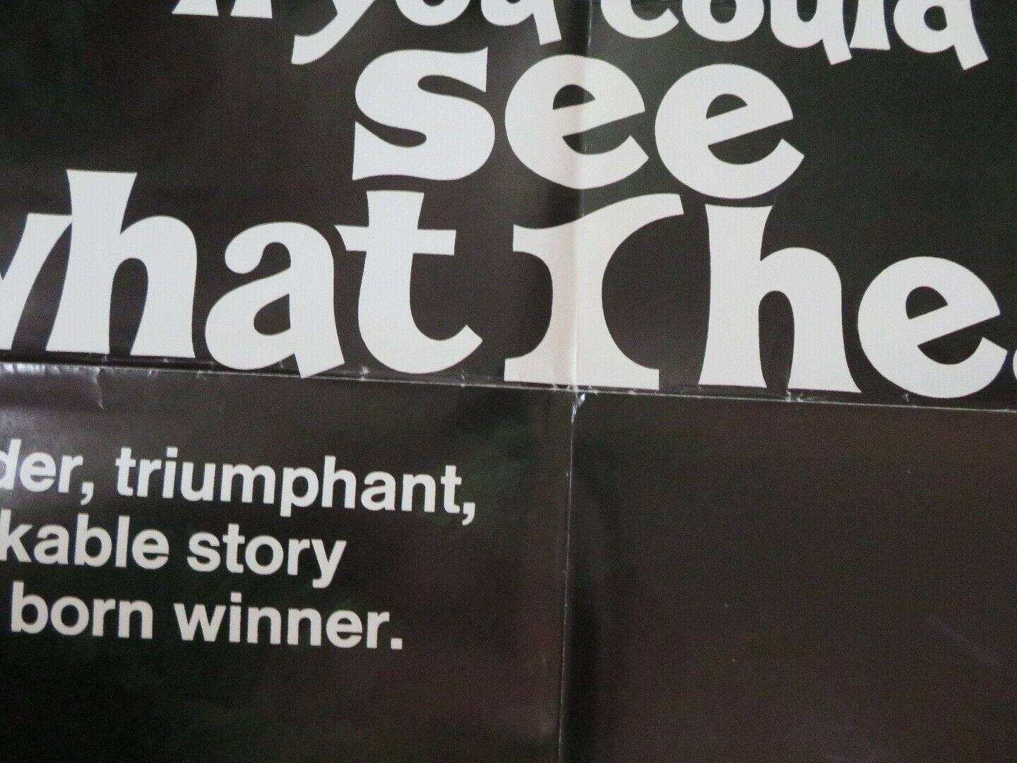 IF YOU COULD SEE WHAT I HEAR US ONE SHEET ) POSTER MARC SINGER 1982 Movie posters