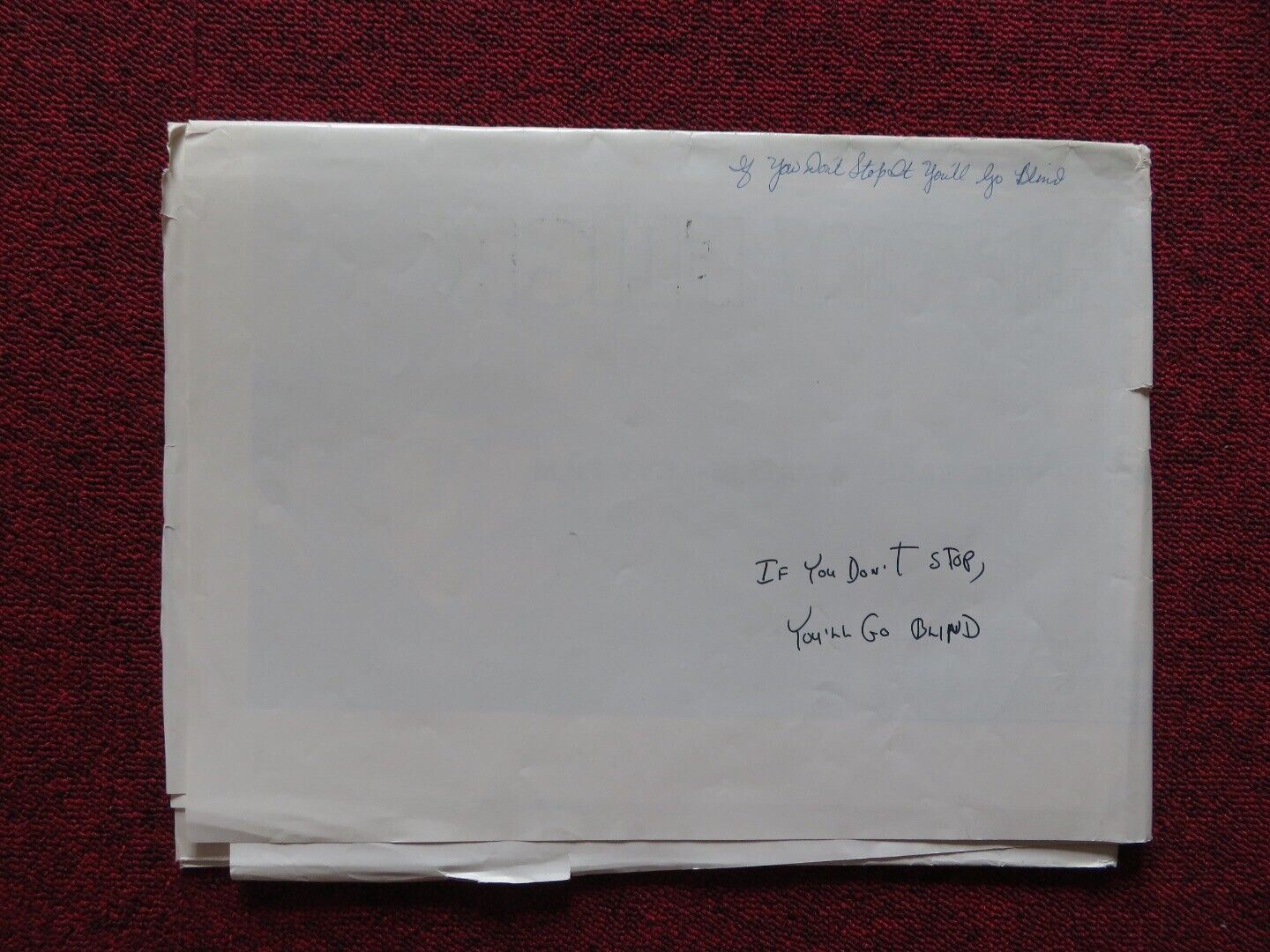 IF YOU DON'T STOP IT... YOU'LL GO BLIND FOLDED US ONE SHEET POSTER G. SPENCER 75 - Rendezvous Cinema