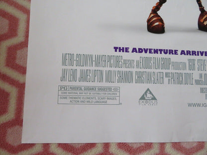 IGOR US ONE SHEET ROLLED POSTER JOHN CUSACK JAY LENO 2008 Movie posters