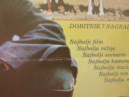 IGRA SA VUKOVIMA / DANCES WITH WOLVES YUGOSLAVIAN (18.5"x 26.5") POSTER 1990 Movie posters