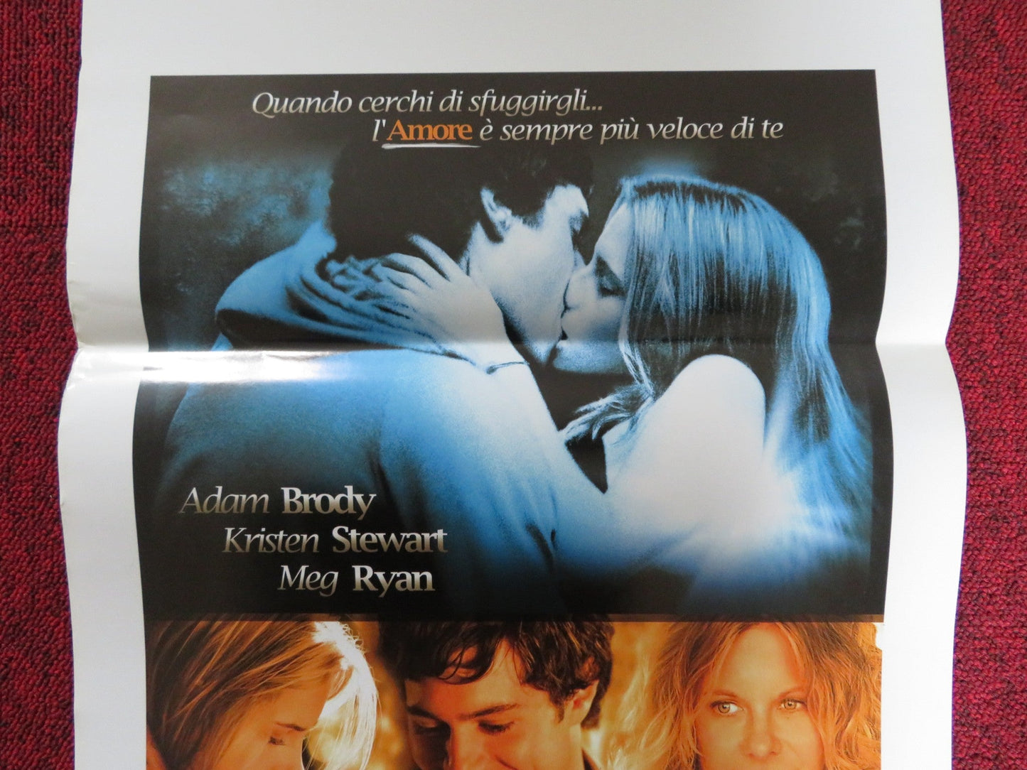IL BACIO CHE ASPETTAVO ITALIAN LOCANDINA POSTER ADAM BRODY MEG RYAN 2007 Rendezvous Cinema Movie posters