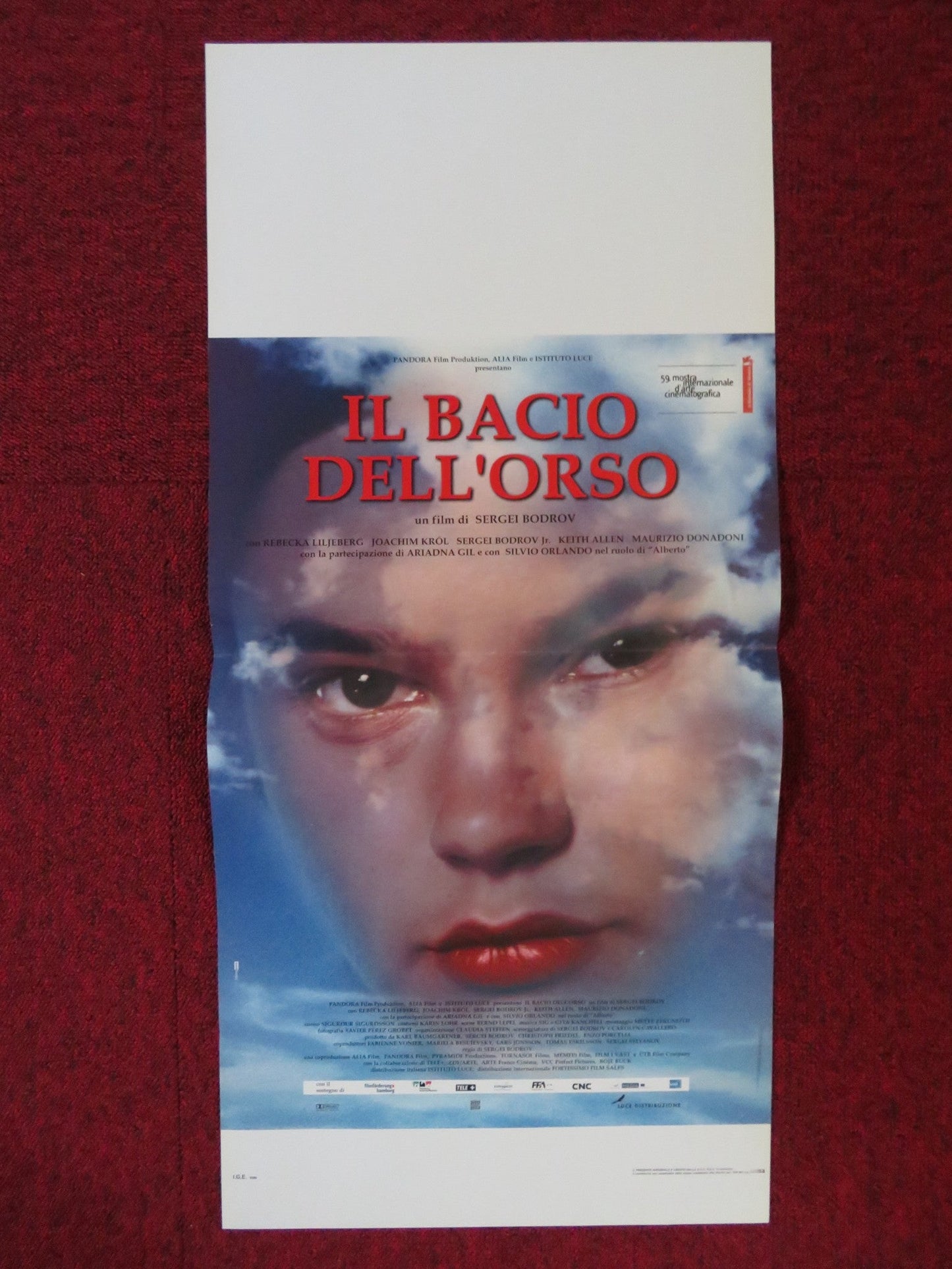 IL BACIO DELL'ORSO ITALIAN LOCANDINA POSTER REBECKA LILJEBERG JOACHIM KROL 2002 Rendezvous Cinema Movie posters