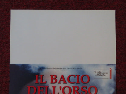 IL BACIO DELL'ORSO ITALIAN LOCANDINA POSTER REBECKA LILJEBERG JOACHIM KROL 2002 Rendezvous Cinema Movie posters