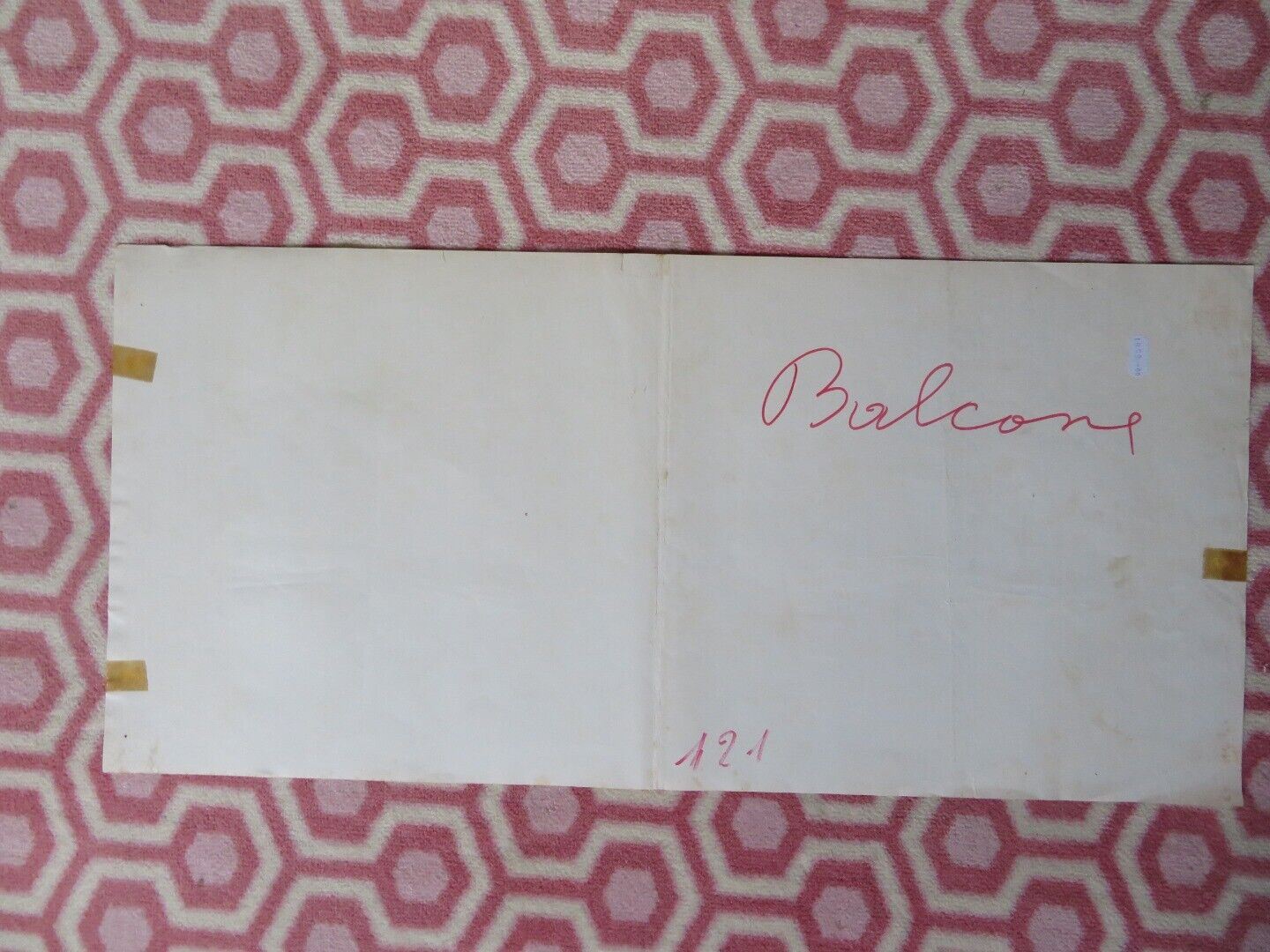 IL BALCONE / The Balcony ITALIAN LOCANDINA (27.5"x13") POSTER 1964 Movie posters