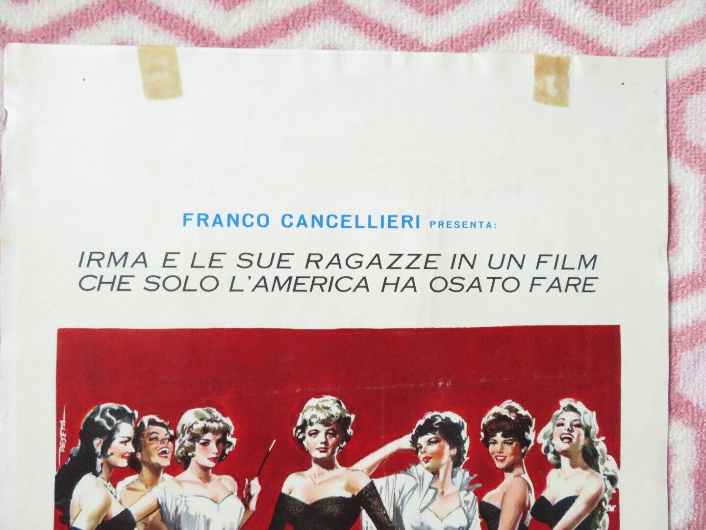 IL BALCONE / The Balcony ITALIAN LOCANDINA (27.5"x13") POSTER 1964 Movie posters